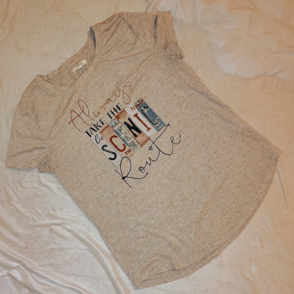 Maurices Light Gray T-Shirt
